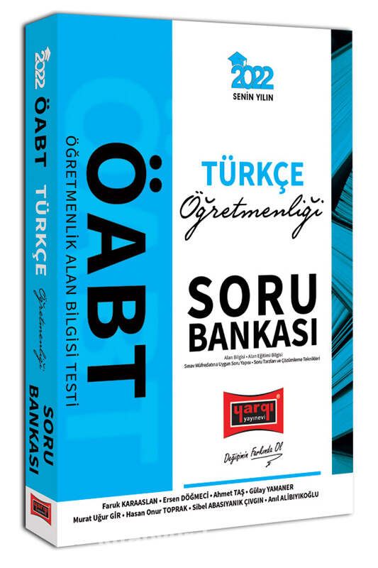 2022 ÖABT Türkçe Öğretmenliği Soru Bankası