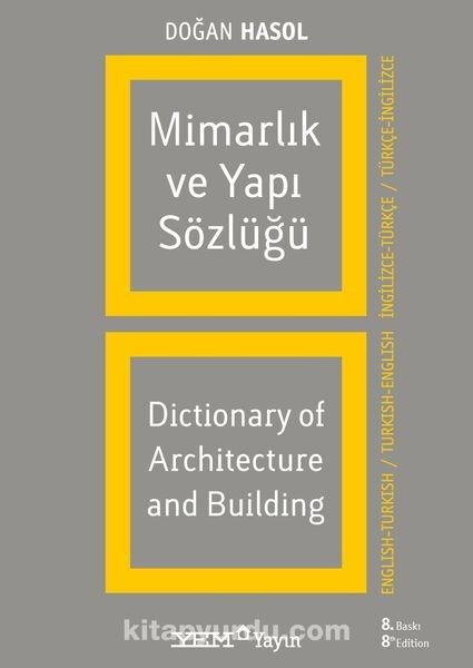 Mimarlık ve Yapı Sözlüğü/İngilizce-Türkçe/Türkçe-İngilizce