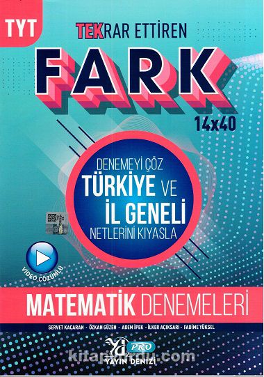 TYT Matematik 14x40 Tekrar Ettiren Fark Denemeleri