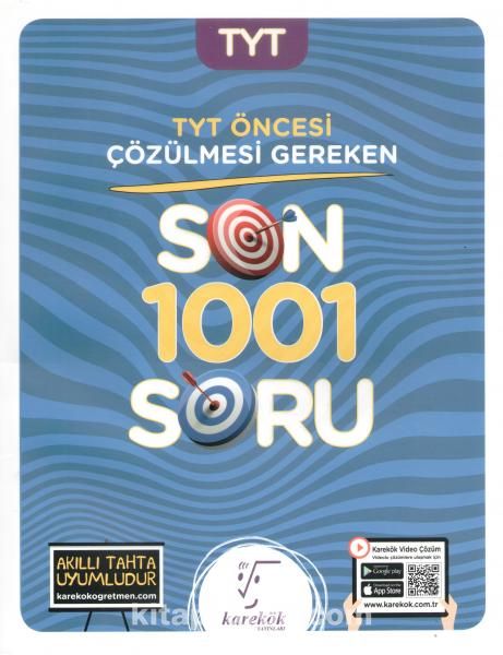 TYT Öncesi Çözülmesi Gereken Son 1001 Soru