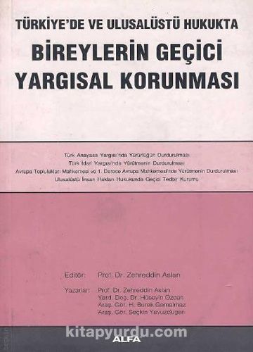 Bireylerin Geçici Yargısal Korunması