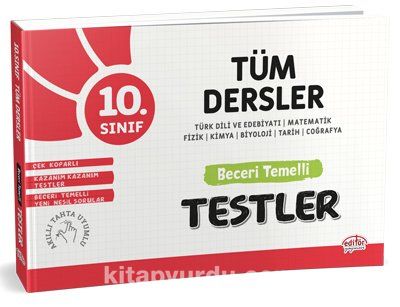 10. Sınıf Tüm Dersler Beceri Temelli Testler