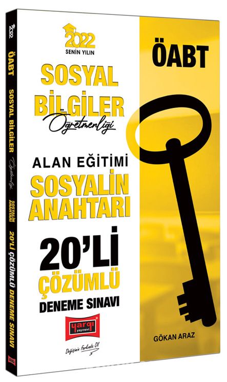 2022 ÖABT Sosyal Bilgiler Öğretmenliği Sosyalin Anahtarı Çözümlü 20'li Deneme