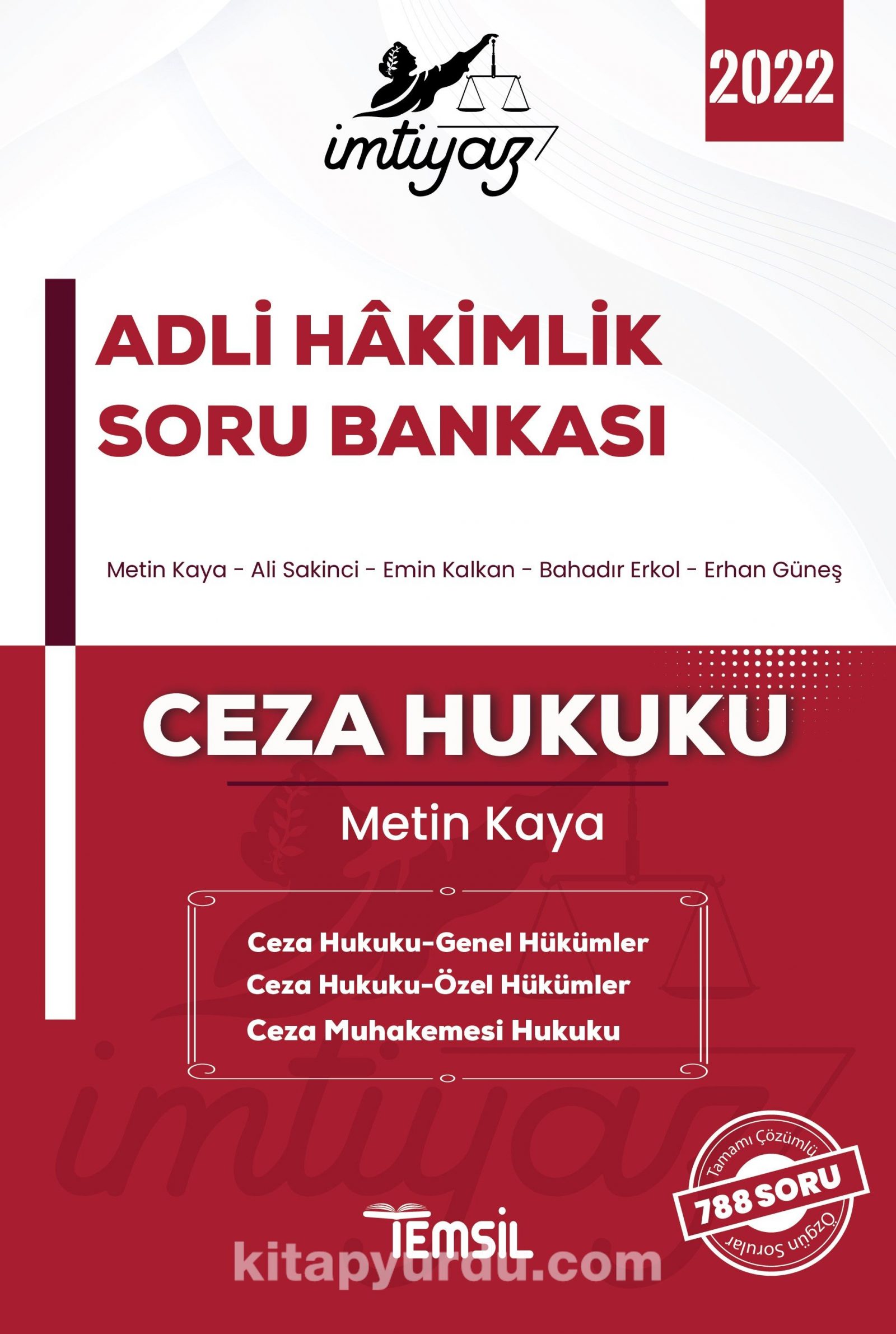 İmtiyaz Adli Hakimlik Soru Bankası