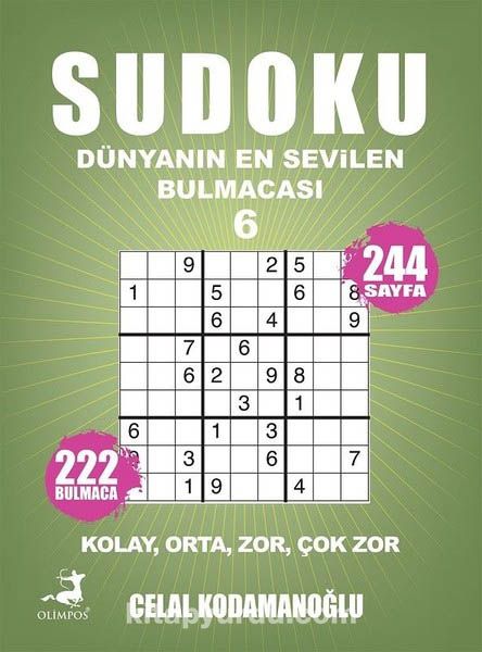 Sudoku Kolay Orta Zor Çok Zor 6