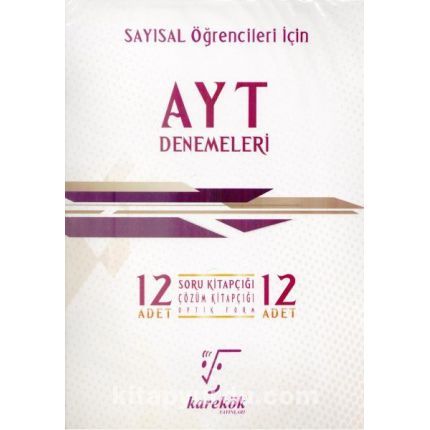 AYT 12'li Sayısal Deneme Seti