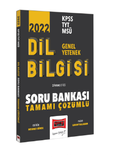 2022 KPSS TYT MSÜ Genel Yetenek Tamamı Çözümlü Divan-ı Dil Bilgisi Soru Bankası