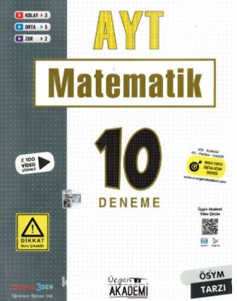 AYT Matematik 10 Deneme