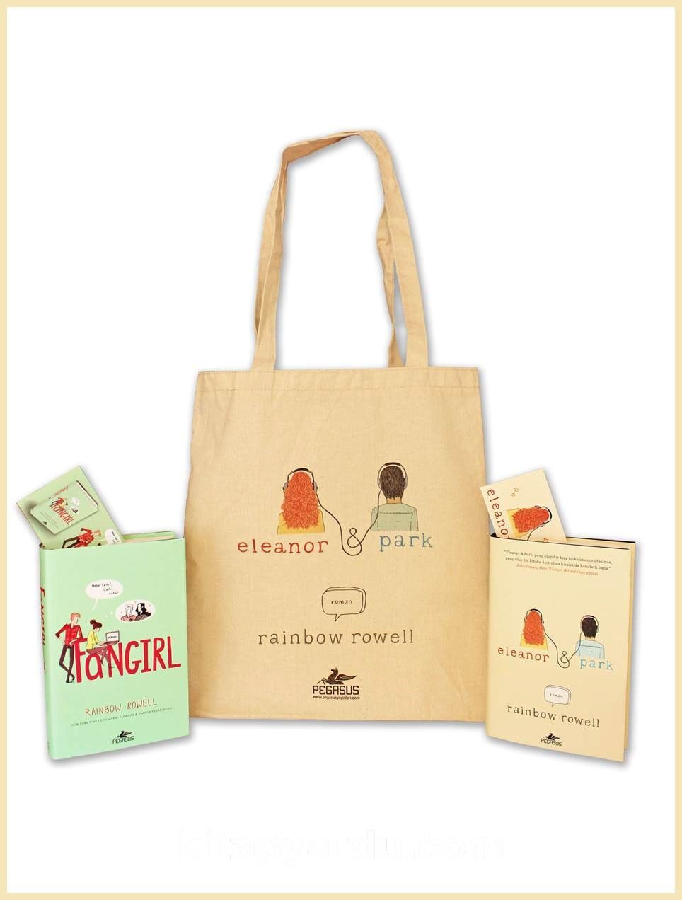 Eleanor ve Park -  Fangirl (2 Kitap Set - Eleanor ve Park Özel Bez Çanta Hediyeli)