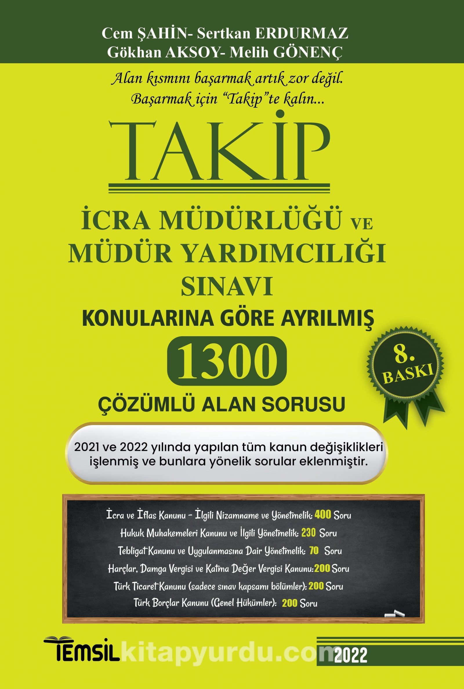 TAKİP İcra Müdürlüğü ve Müdür Yardımcılığı Sınavı Soru Bankası