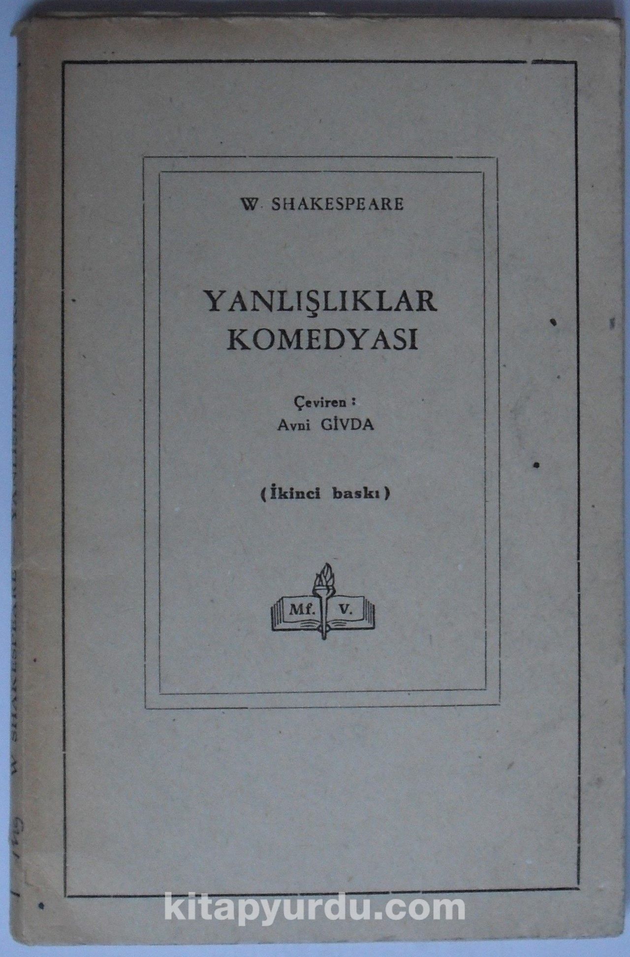 Yanlışlıklar Komedyası (2-F-108)