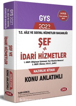 T.C. Aile ve Sosyal Hizmet Bakanlığı GYS Şef ve İdari Hizmetler  Konu Anlatımlı