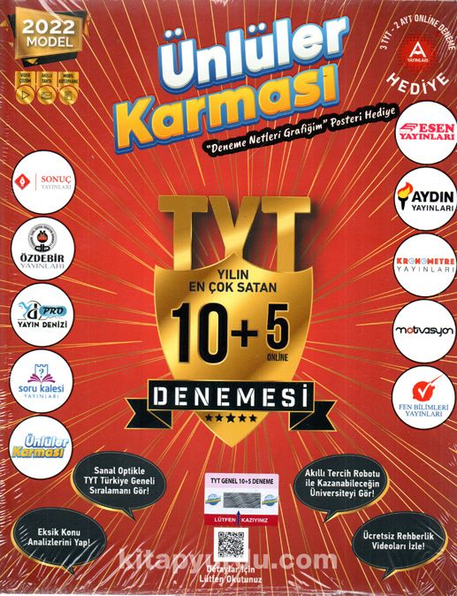 TYT 2022 Ünlüler Karması Türkçe 10'lu Deneme