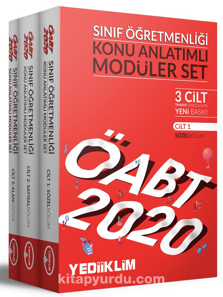 2020 KPSS ÖABT Sınıf Öğretmenliği Konu Anlatımlı Modüler Set (3 Kitap)