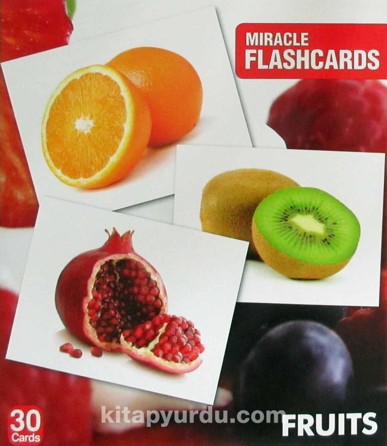 Fruits Miracle Flashcards (30 Cards)