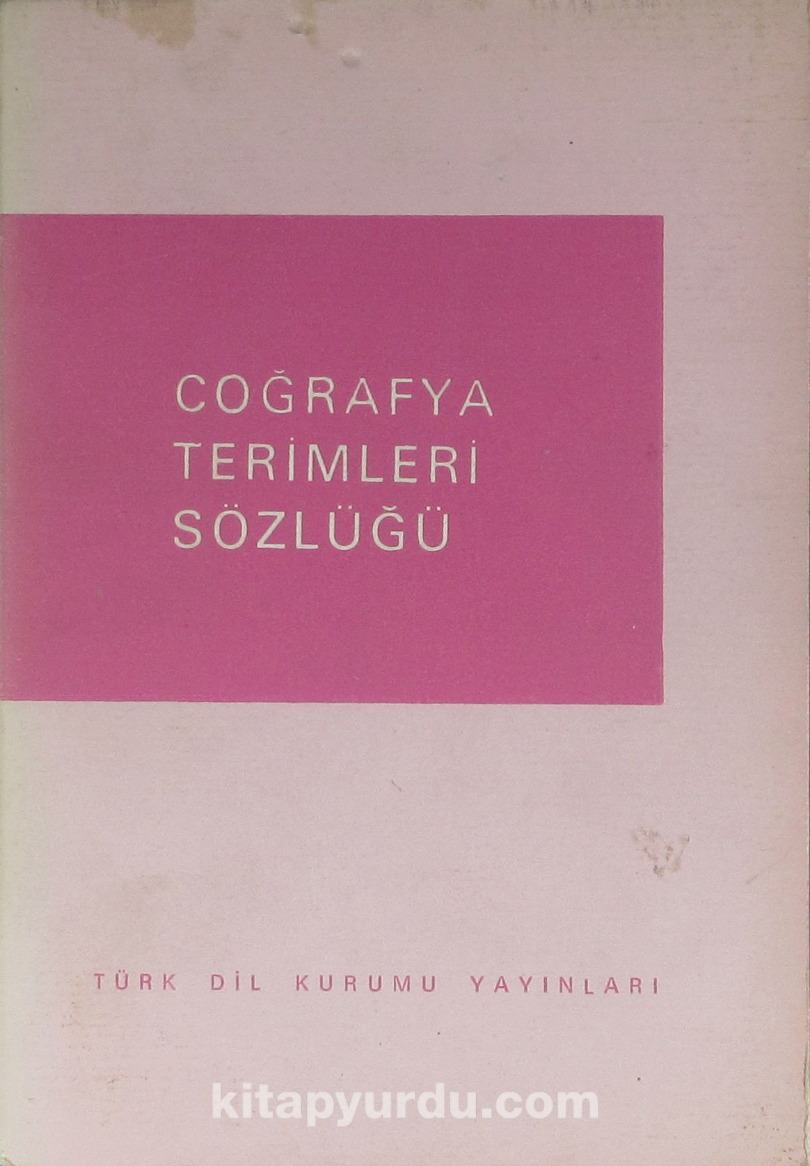 Coğrafya Terimleri Sözlüğü (2-D-53)