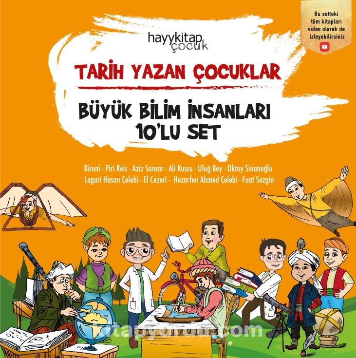 Tarih Yazan Çocuklar (Büyük Bilim İnsanları 10’lu Set)