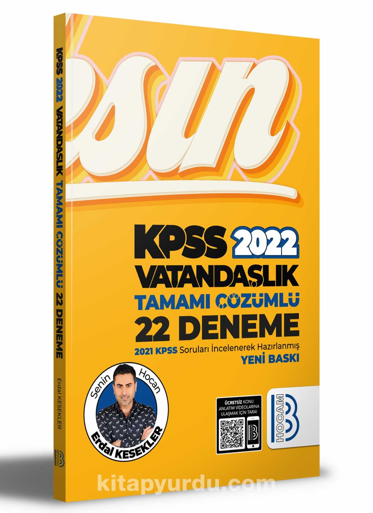 2022 KPSS Vatandaşlık Tamamı Çözümlü 22 Deneme