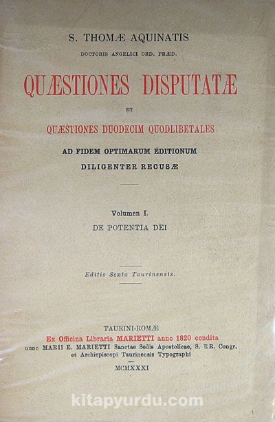 Quaestiones Disputatae (6-D-14)