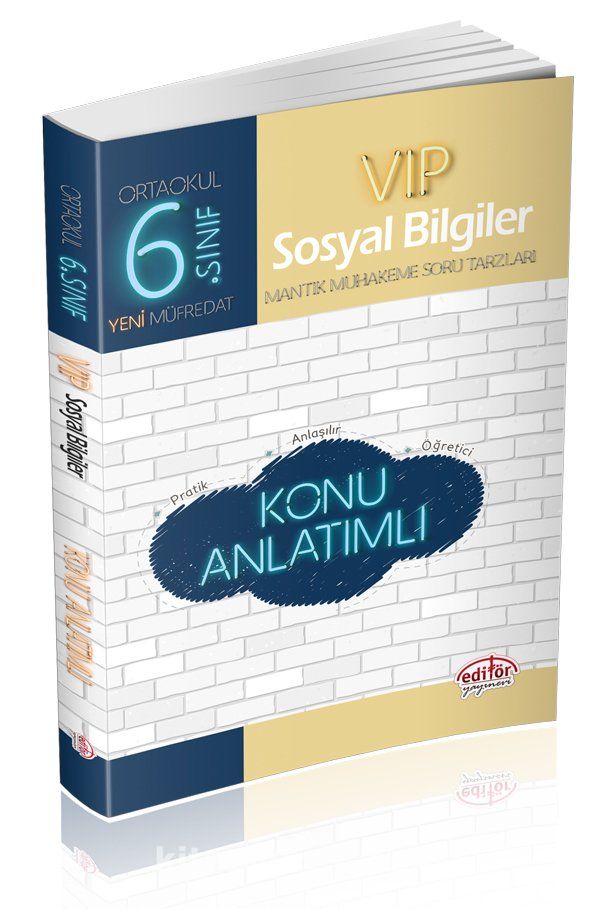 6. Sınıf Vip Sosyal Bilgiler Konu Anlatımlı