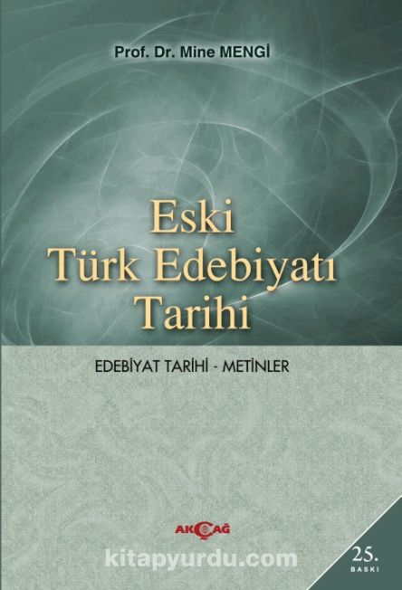 Eski Türk Edebiyatı Tarihi (Edebiyat Tarihi-Metinler)