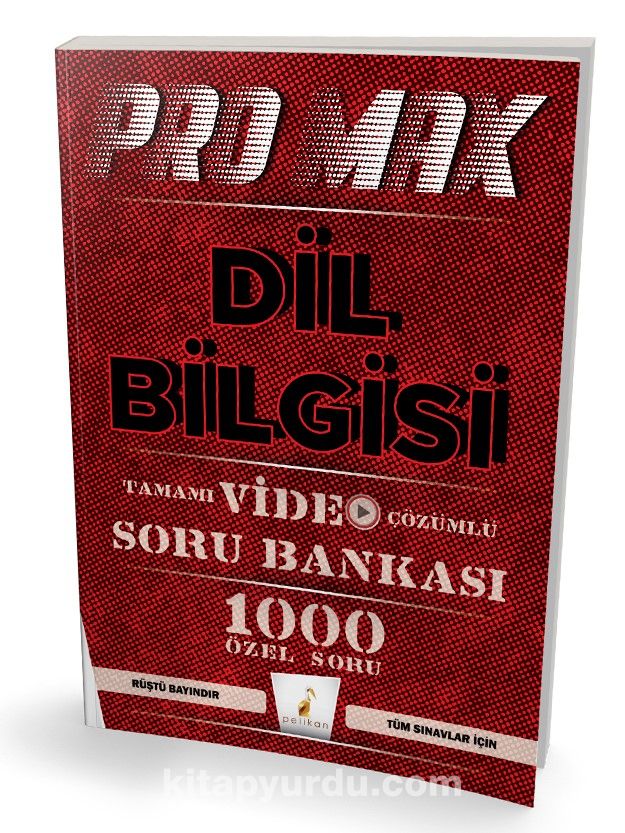 Promax Dil Bilgisi Tamamı Video Çözümlü Soru Bankası