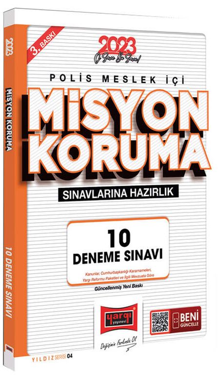 2023 Yıldız Serisi Polis Meslek İçi Misyon Koruma 10 Deneme Sınavı