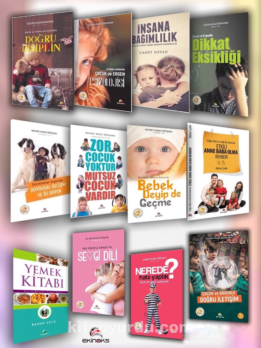 Çocuk ve Ergenle En Doğru Yaşam Seti (12 Kitap)