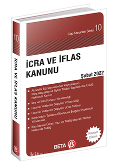 İcra ve İflas Kanunu / Cep 10