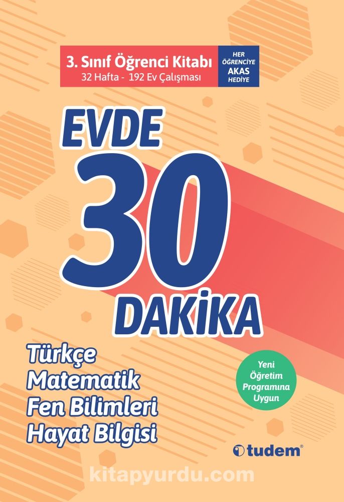 3.Sınıf Evde 30 Dakika Öğrenci Kitabı