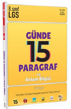 8. Sınıf LGS Günde 15 Paragraf ve Anlam Bilgisi