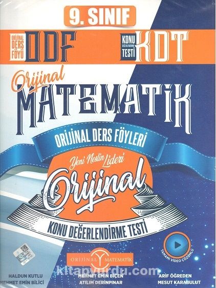 9. Sınıf Matematik ODF KDT Seti