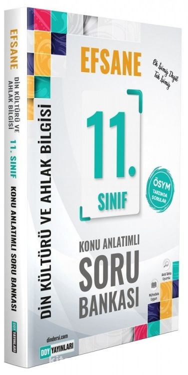 11. Sınıf Din Kültürü ve Ahlak Bilgisi Efsane Konu Anlatımlı Soru Bankası