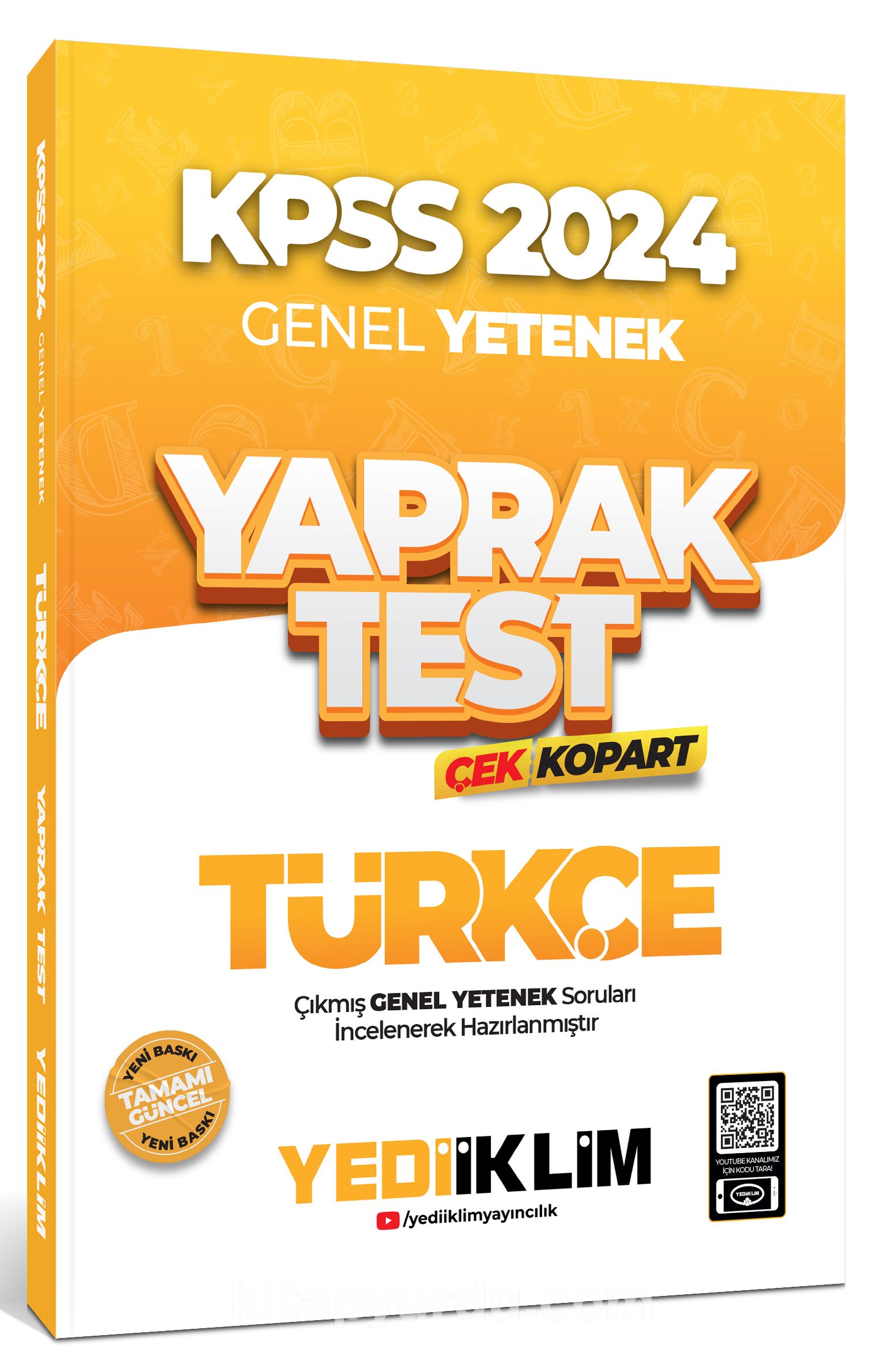 2024 KPSS Genel Yetenek Türkçe Çek Kopart Yaprak Test