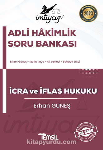 İmtiyaz  Adli Hakimliğe Özel  İcra Ve İflas Hukuku Soru Bankası