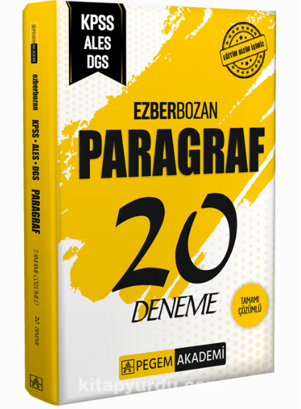 KPSS ALES DGS Ezberbozan Paragraf 20 Deneme