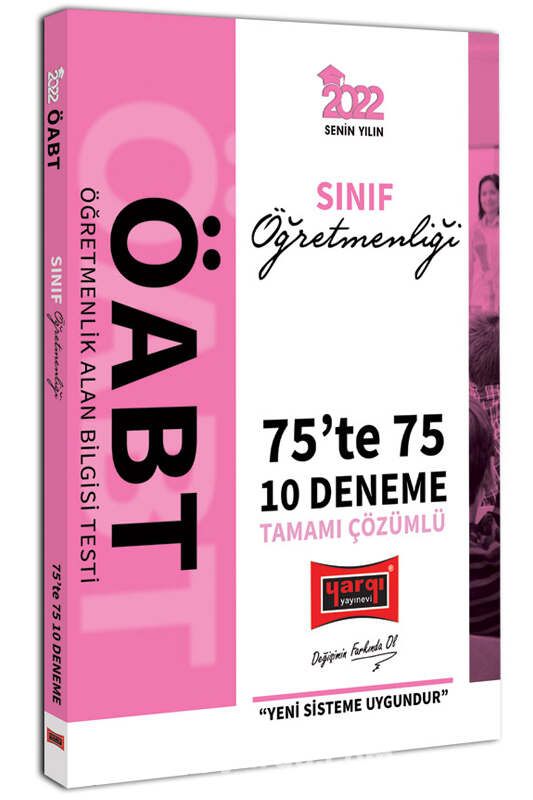 2022 ÖABT Sınıf Öğretmenliği 75te 75 Tamamı Çözümlü 10 Deneme