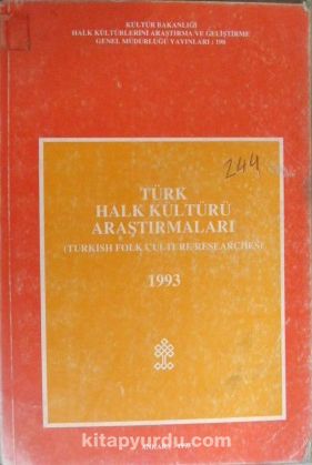 Türk Halk Kültürü Araştırmaları 1993/ 11-H-3