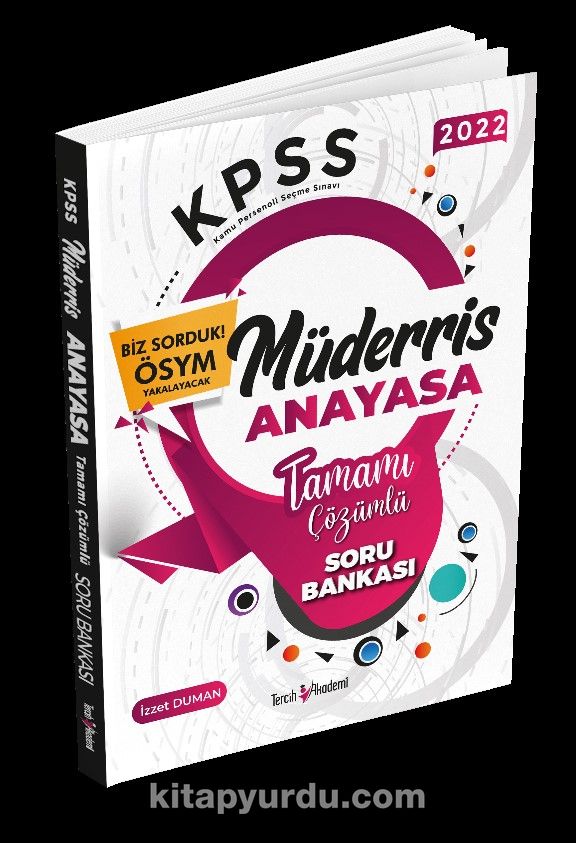 2022 KPSS Müderris Anayasa Tamamı Çözümlü Soru Bankası