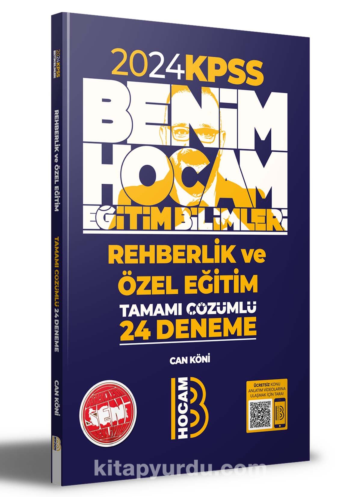 2024 KPSS Eğitim Bilimleri Rehberlik ve Özel Eğitim Tamamı Çözümlü 24 Deneme