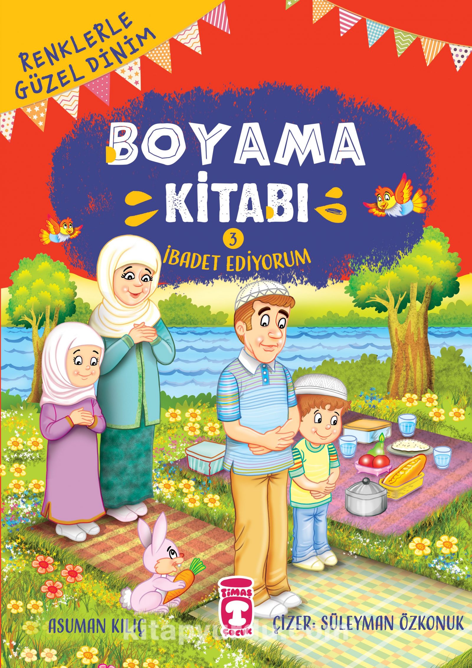 İbadet Ediyorum /  Renklerle Güzel Dinim Boyama Kitabı 3