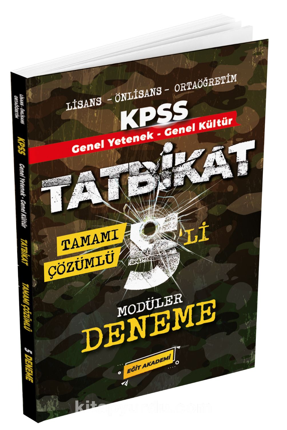 KPSS GYGK Tatbikat Çözümlü 5 Deneme (Lisans-Önlisans-Ortaöğretim)