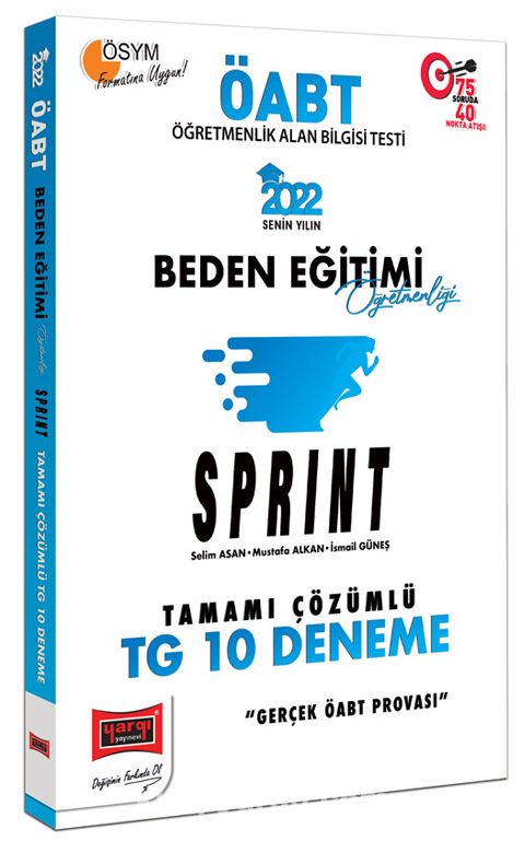 2022 ÖABT Beden Eğitimi Öğretmenliği Sprint TG Tamamı Çözümlü 10 Deneme