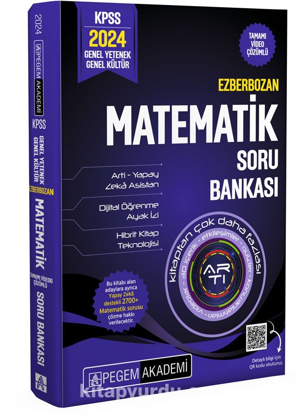 2024 Ezberbozan KPSS Genel Yetenek Genel Kültür Matematik Soru Bankası