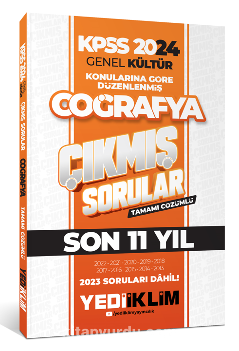 2024 KPSS Genel Kültür Lisans Coğrafya Konularına Göre Tamamı Çözümlü Çıkmış Sorular