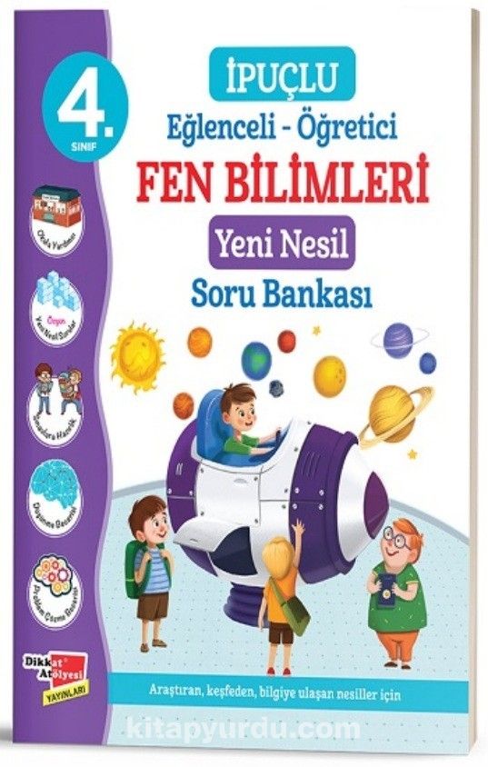 4. Sınıf Eğlenceli - Öğretici İpuçlu Fen Bilimleri Yeni Nesil Soru Bankası