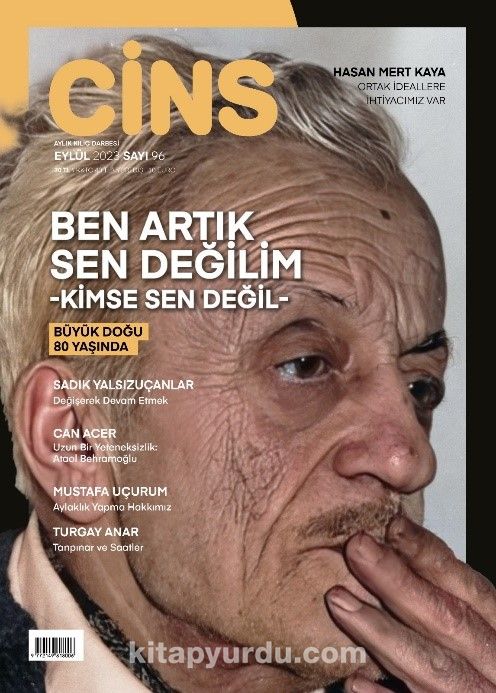 Cins Aylık Kültür Dergisi Sayı:96 Eylül 2023