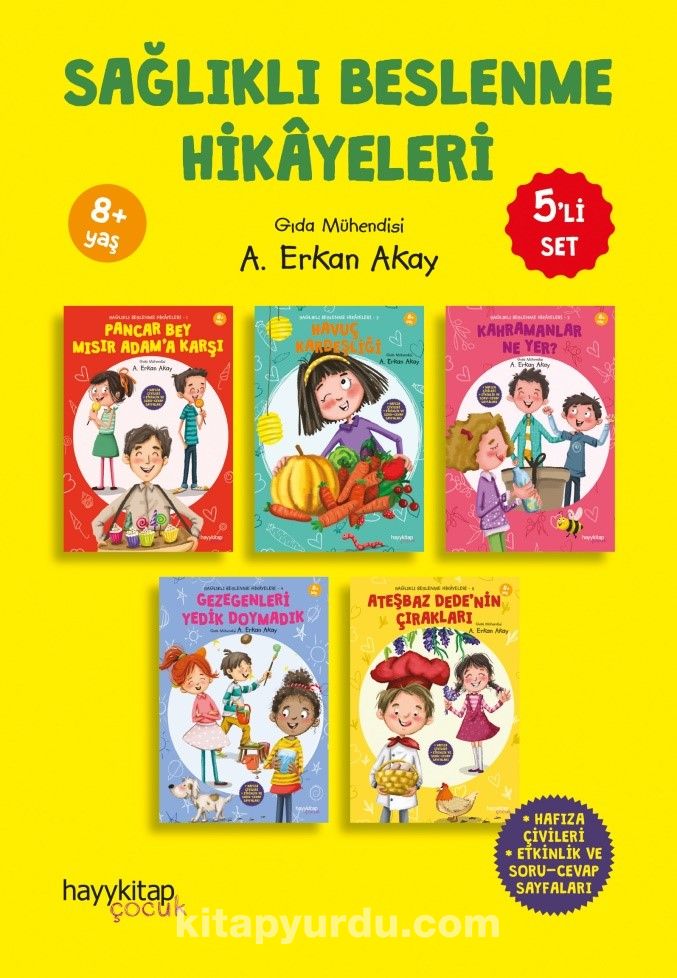 Sağlıklı Beslenme Hikayeleri 5’li Set