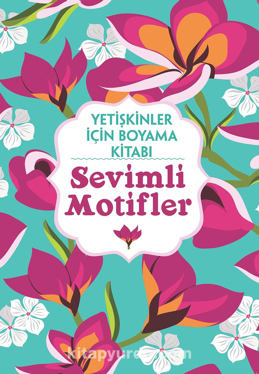 Yetişkinler İçin Boyama Kitabı / Sevimli Motifler