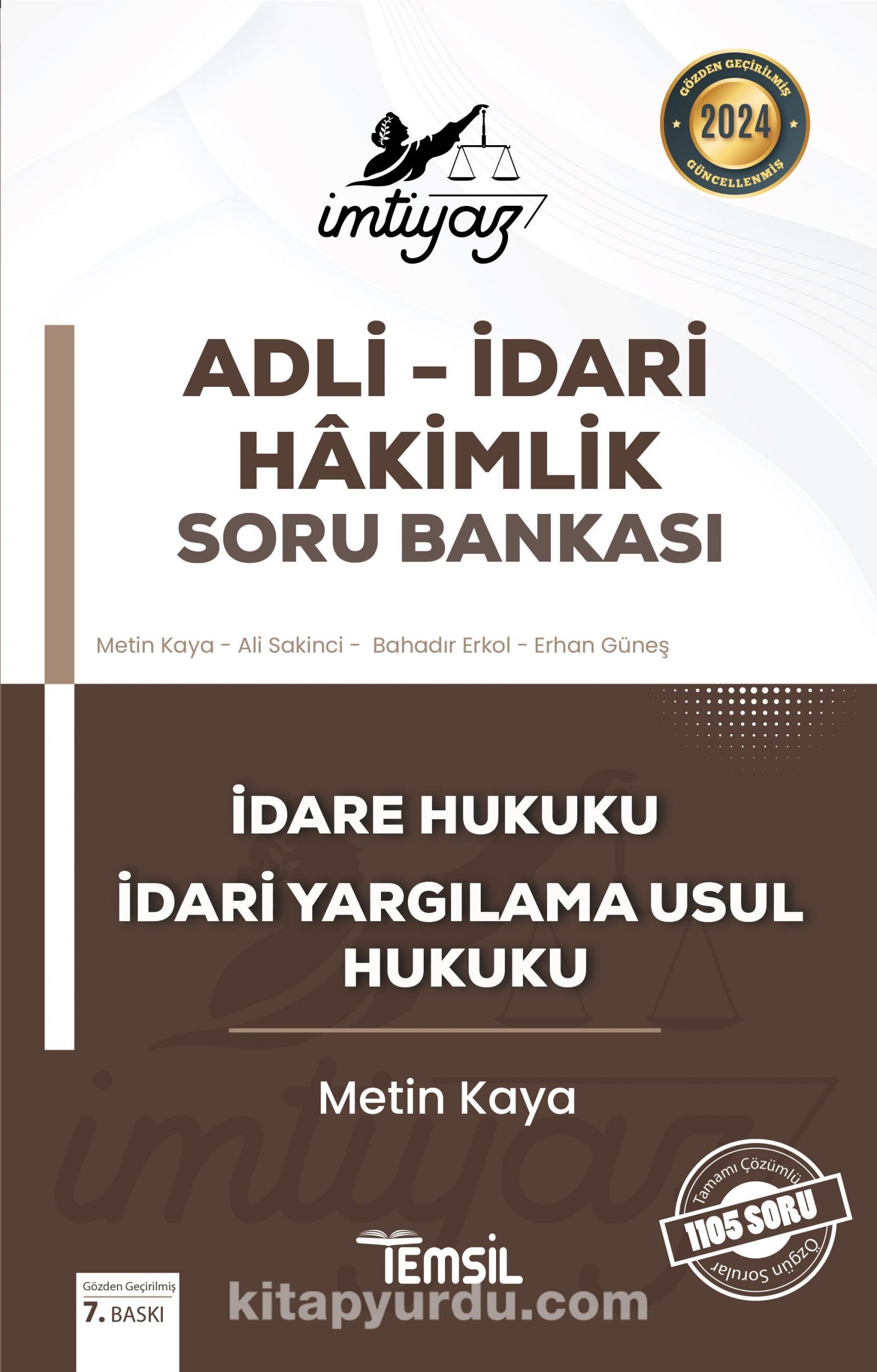 İmtiyaz Adli - İdari Hakimlik Soru Bankasi İdare Hukuku Ve İdari Yargilama Usul Hukuku